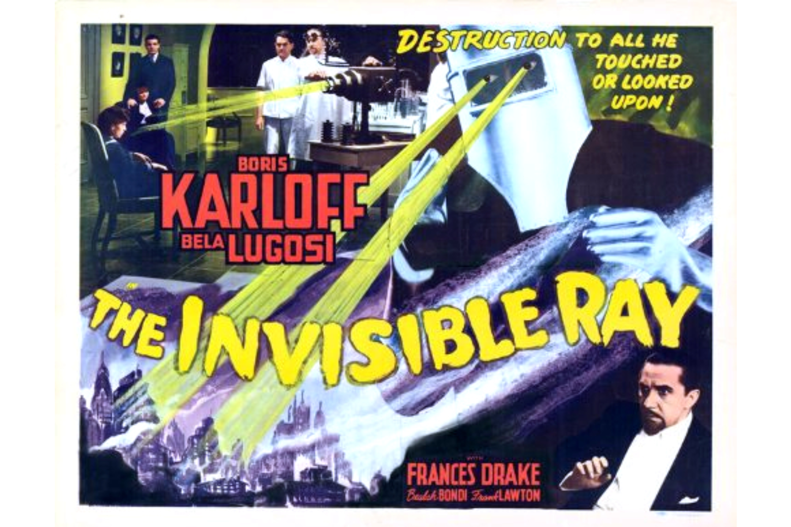 The Invisible Ray film poster
