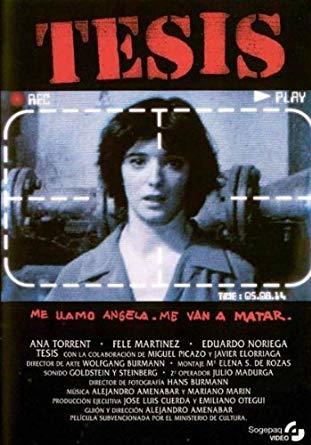 Film poster of Tesis