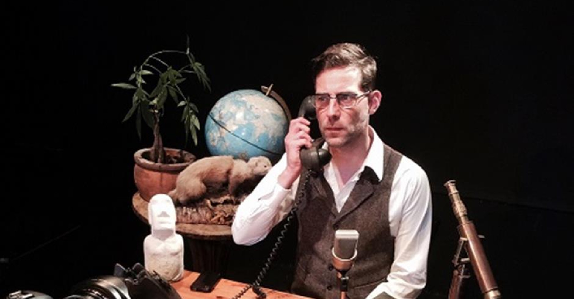 David Bramwell sitting at desk