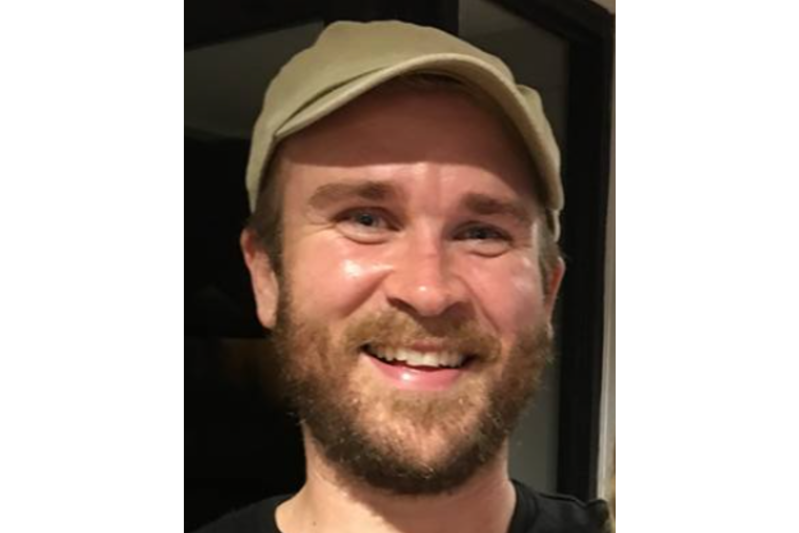Ben Newell, pictured, smiling with cap on