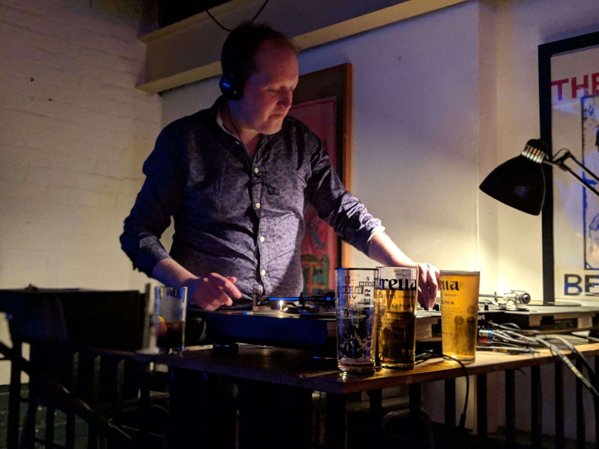 Dave Valentine DJing