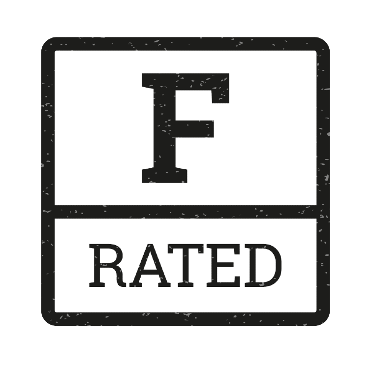 F Rating logo
