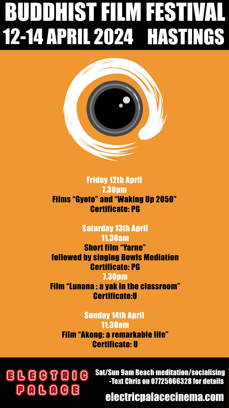 Buddhist Film Festival Flyer 2024 